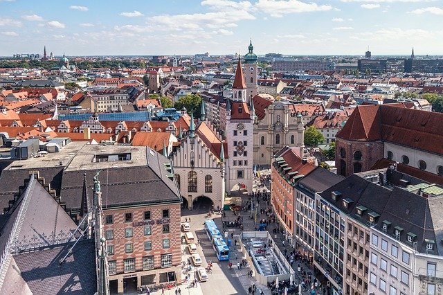 Innenstadt München in Deutschland, Bayern